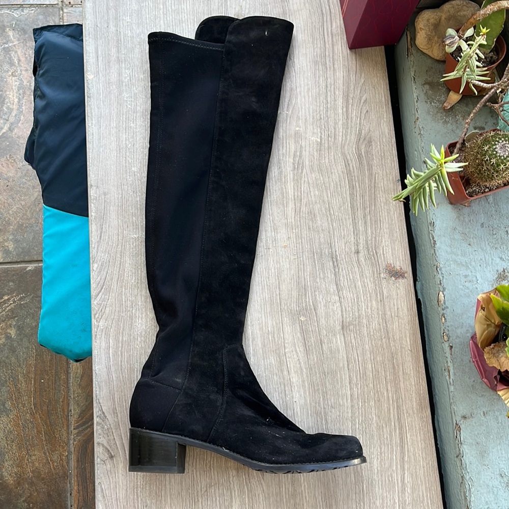 Stuart Weitzman Black Boot - image 1